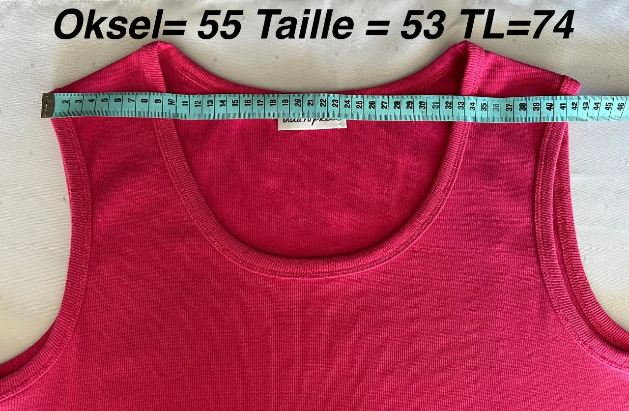 Ulla Popken 50/52 new top in fuchsia pink ribbed. – photo 7
